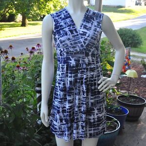 2/$10 Jon & Anna Navy Blue White Dress New with Tags MUST BUNDLE FOR THIS PRICE